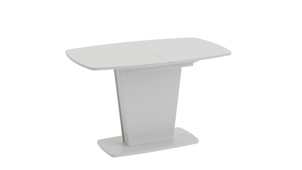 Раздвижной стол Честер тип 2, цвет Белый/Стекло белый глянец в Астрахани - изображение