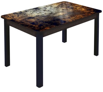 Кухонный стол раздвижной Гамбург Мини, ноги метал. крашеные №23 (Exclusive h103/венге) в Астрахани