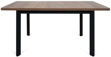 Кухонный стол раздвижной Токио-2L (ноги металлические черные, дуб табако) в Астрахани - предосмотр 4