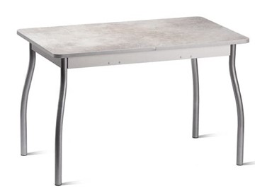 Раздвижной стол Орион.4 1200, Пластик Белый шунгит/Металлик в Астрахани