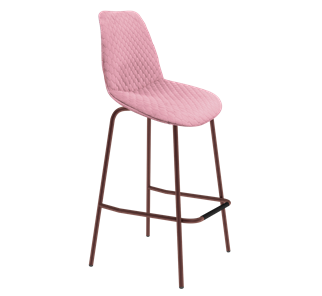 Барный стул SHT-ST29-С22 / SHT-S29P (розовый зефир/медный металлик) в Астрахани