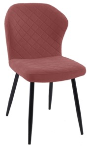 Мягкий стул 239 розовый, ножки  черные в Астрахани