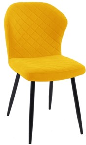 Кухонный стул 239 желтый, ножки черные в Астрахани