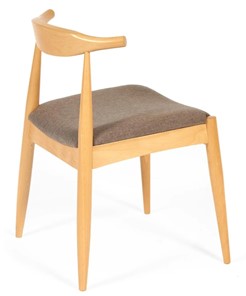 Обеденный стул BULL бук/ткань 54,5x54x75 Натуральный арт.19586 в Астрахани - предосмотр 1