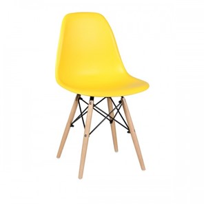 Кухонный стул EAMES DSW WX-503 PP-пластик желтый в Астрахани