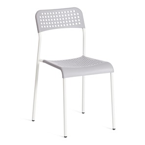 Обеденный стул ADDE (mod.C-049) металл/пластик, 39х49х78, Grey (серый) /White (белый) арт.19256 в Астрахани