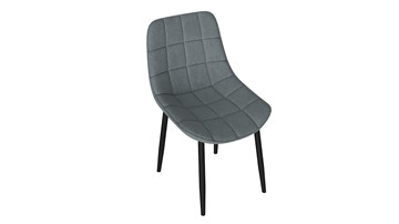 Обеденный стул Boston (Черный муар/Велюр V003 темно-серый) в Астрахани