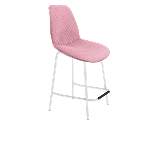 Полубарный стул SHT-ST29-С22 / SHT-S29P-1 (розовый зефир/белый муар) в Астрахани
