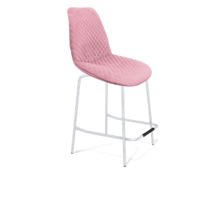 Полубарный стул SHT-ST29-С22 / SHT-S29P-1 (розовый зефир/хром лак) в Астрахани