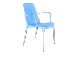 Обеденный стул SHT-ST76/S424-С (голубой/хром лак) в Астрахани