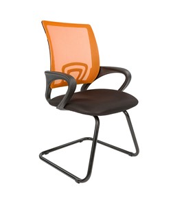 Кресло компьютерное CHAIRMAN 696V, цвет оранжевый в Астрахани