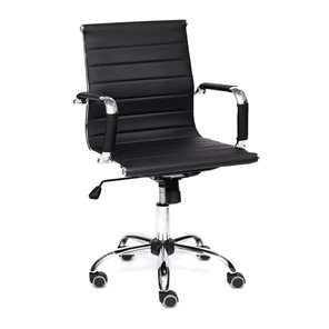 Кресло компьютерное URBAN-LOW кож/зам, черный, арт.14460 в Астрахани
