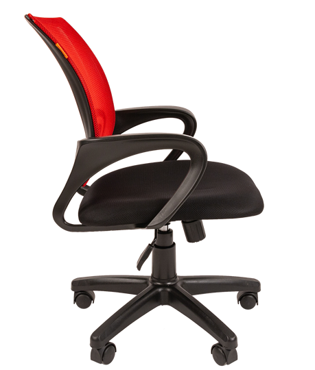 Офисное кресло CHAIRMAN 696 black Сетчатый акрил DW69 красный в Астрахани - изображение 1