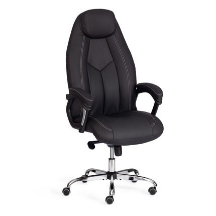 Компьютерное кресло BOSS Lux, кож/зам, черный, арт.21151 в Астрахани - изображение