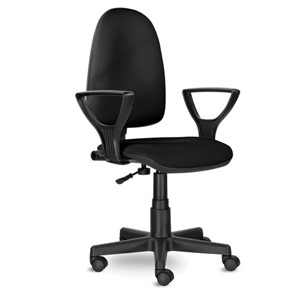 Кресло офисное Brabix Prestige Ergo MG-311 (регулируемая эргономичная спинка, кожзам, черное) 531877 в Астрахани