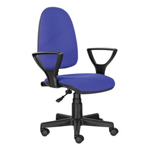 Компьютерное кресло Brabix Prestige Ergo MG-311 (регулируемая эргономичная спинка, ткань, черно-синее) 531876 в Астрахани