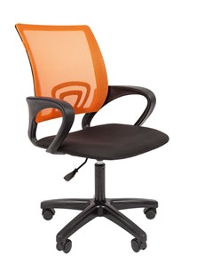 Компьютерное кресло CHAIRMAN 696 black LT, оранжевый в Астрахани