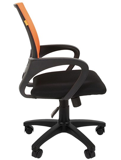 Кресло CHAIRMAN 696 black Сетчатый акрил DW66 оранжевый в Астрахани - изображение 5