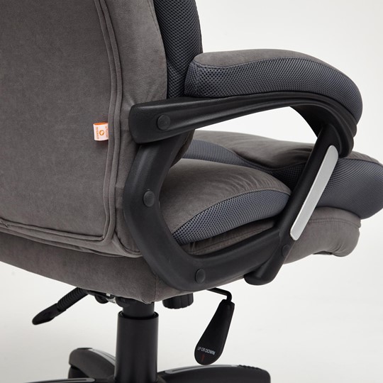Офисное кресло DUKE флок/ткань, серый/серый, 29/TW-12 арт.14039 в Астрахани - изображение 19