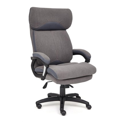 Офисное кресло DUKE флок/ткань, серый/серый, 29/TW-12 арт.14039 в Астрахани - изображение