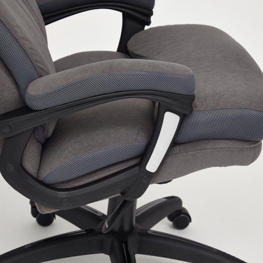 Офисное кресло DUKE флок/ткань, серый/серый, 29/TW-12 арт.14039 в Астрахани - изображение 9