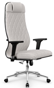 Кресло офисное Мetta L 1m 40M/2D Infinity Easy Clean (MPES) топган OMS, нижняя часть 17853 белый в Астрахани