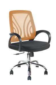 Офисное кресло Riva Chair 8099Е, Оранжевый в Астрахани