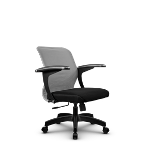 Кресло SU-M-4/подл.160/осн.001, Светло-серый/Черный в Астрахани
