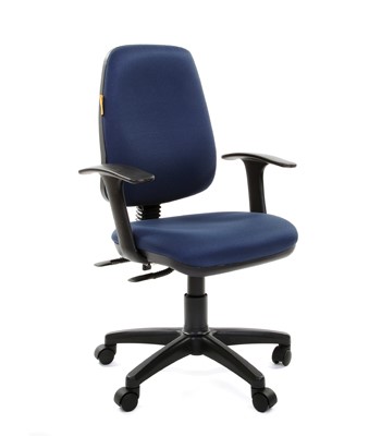 Кресло компьютерное CHAIRMAN 661 Ткань стандарт 15-03 синяя в Астрахани - изображение