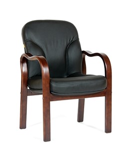 Офисное кресло CHAIRMAN 658 Натуральная кожа черный в Астрахани - предосмотр