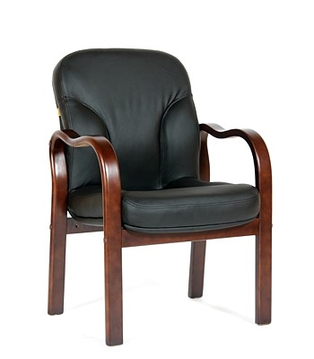 Офисное кресло CHAIRMAN 658 Натуральная кожа черный в Астрахани - изображение