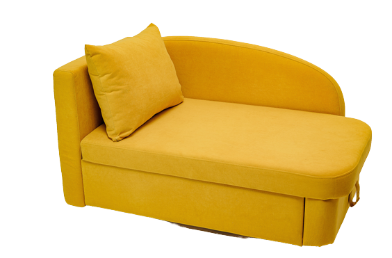 Диван-кровать левая Тедди желтый в Астрахани - изображение