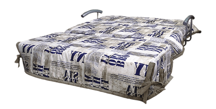 Прямой диван Аккордеон без боковин, спальное место 1200 в Астрахани - изображение 1