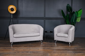 Комплект мебели Брамс  цвет бежевый диван 2Д + кресло в Астрахани