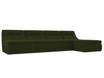 Большой модульный диван Холидей, Зеленый (микровельвет) в Астрахани