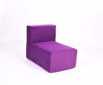 Кресло бескаркасное Тетрис 50х80х60, фиолетовое в Астрахани