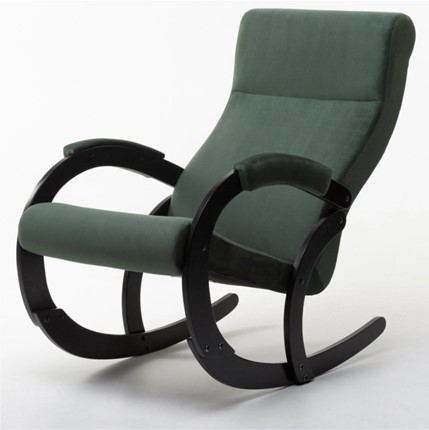 Кресло-качалка в гостиную Корсика, ткань Amigo Green 34-Т-AG в Астрахани - изображение