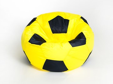 Кресло-мешок Мяч большой, желто-черный в Астрахани