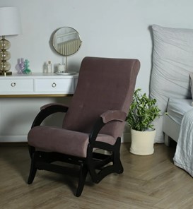 Маятниковое кресло Амелия, ткань кофе с молоком 35-Т-КМ в Астрахани - предосмотр 5