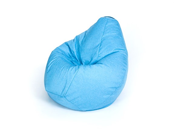 Кресло-мешок Хоум малое, голубое в Астрахани - изображение