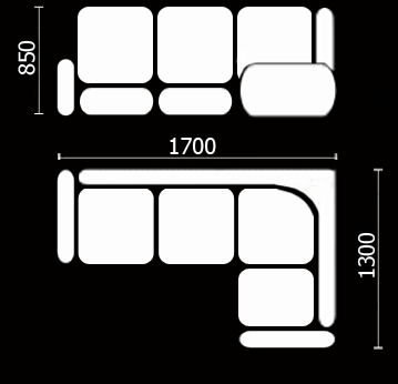Кухонный угловой диван Нео КМ-01 (168х128 см.) в Астрахани - изображение 3