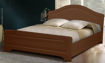 Спальная кровать Ивушка-5 2000х1800, цвет Итальянский орех в Астрахани