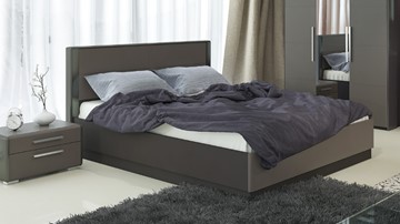Кровать с механизмом 2-спальная Наоми 1600, цвет Фон серый, Джут СМ-208.01.02 в Астрахани