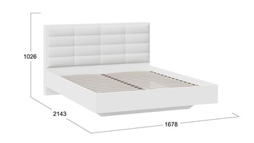 Двуспальная кровать Агата тип 1 (Белый) в Астрахани - предосмотр 2