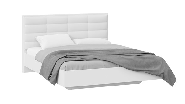 Двуспальная кровать Агата тип 1 (Белый) в Астрахани - изображение