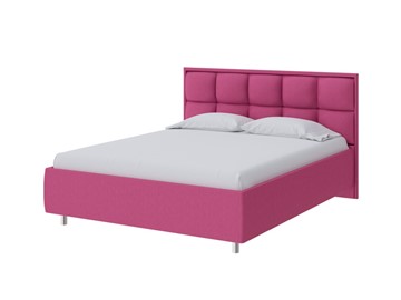 Кровать в спальню Chessy 160х200, Рогожка (Savana Berry (фиолетовый)) в Астрахани