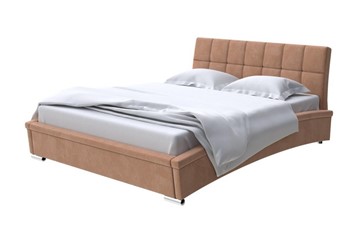 Кровать спальная Corso-1L 160x200, Микровелюр (Manhattan Брауни) в Астрахани