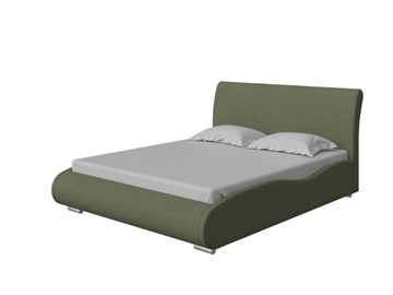 Спальная кровать Corso-8 Lite 140x200, Искусственная шерсть (Лама Авокадо) в Астрахани