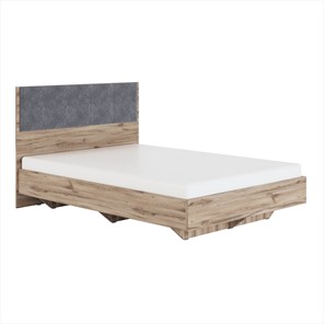Кровать спальная Николь (мод.1.3) 1,6 серый текстиль, с ортопедическим основанием в Астрахани