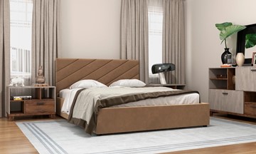 Двуспальная кровать Юта 160х200 (вариант 3) с основанием в Астрахани